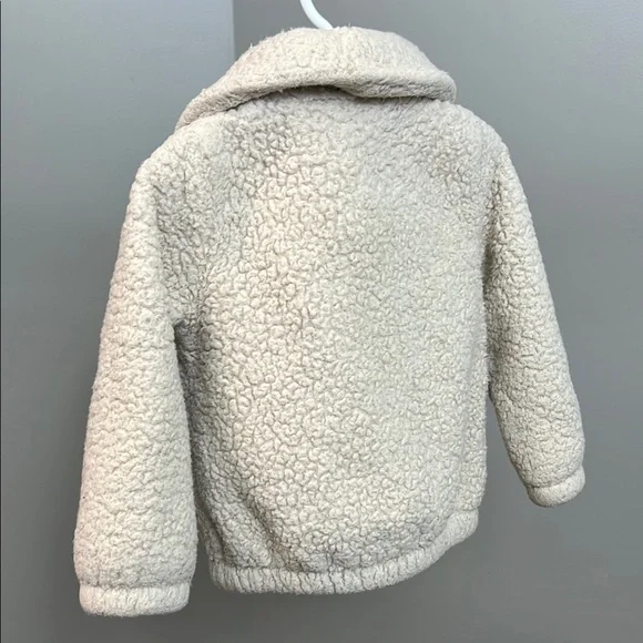 Baby Sherpa Jacket | Carter's Cream Sherpa Jacket - Picture 4 of 4